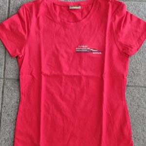 T-shirt rouge femme en coton