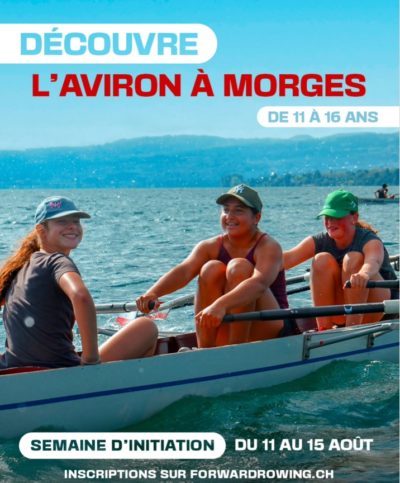 Semaine initiation d'aviron du 11 au 15 août 2025 de 09h00 à 12h00